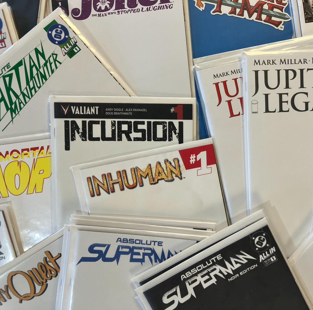 We've got blank sketch covers