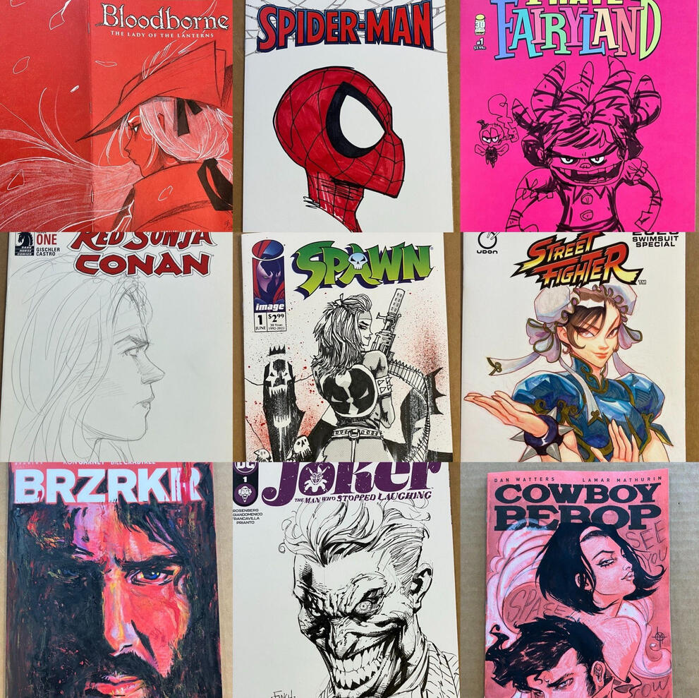 You sketch &amp; send it back for auction ♥