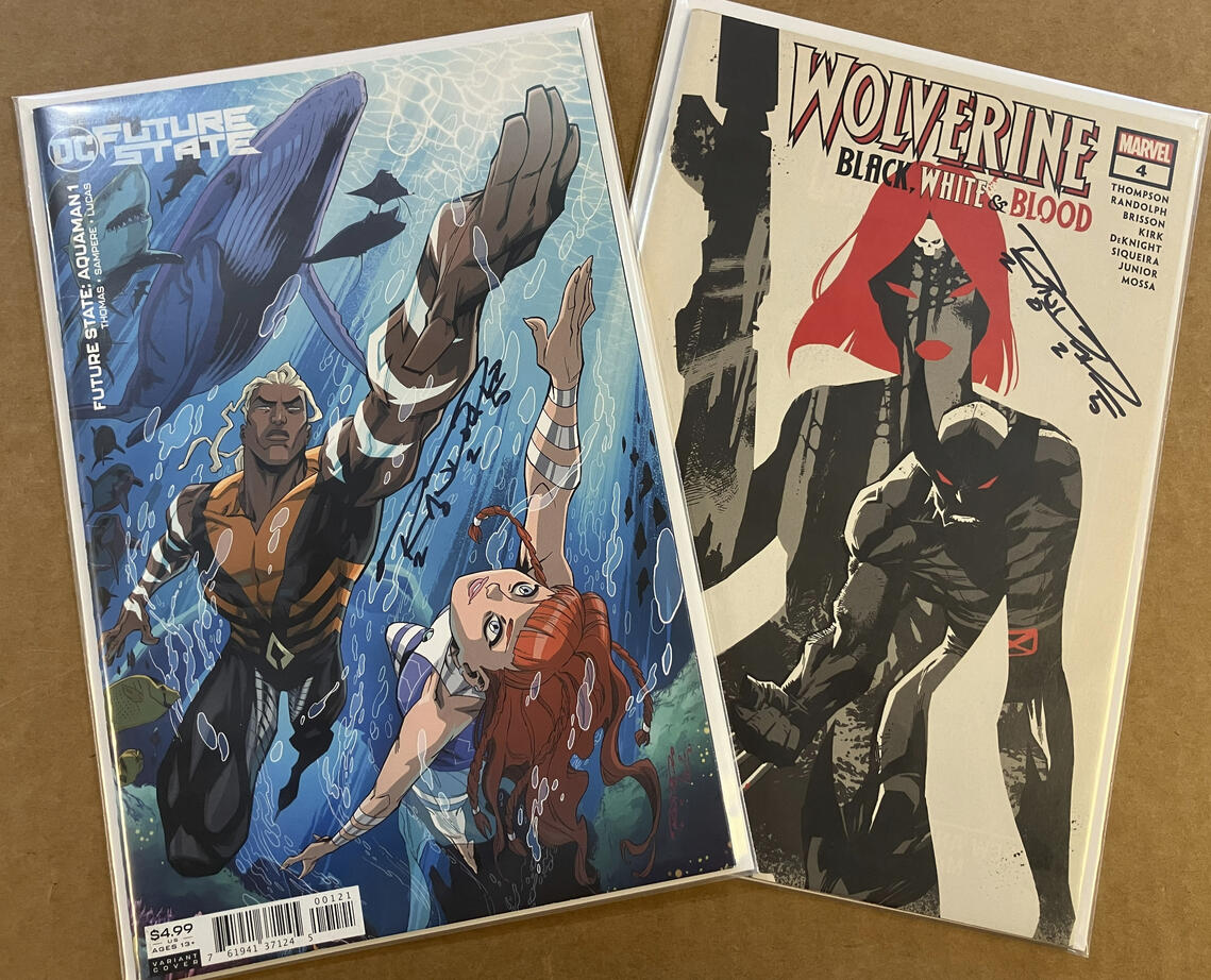 Khary Randolph - Future State: Aquaman/Wolverine Black, White, & Blood (#124)