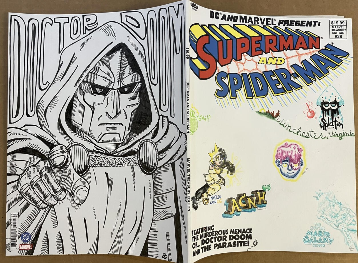 MSV Teen Art Club - Superman and Spider-Man (#155)